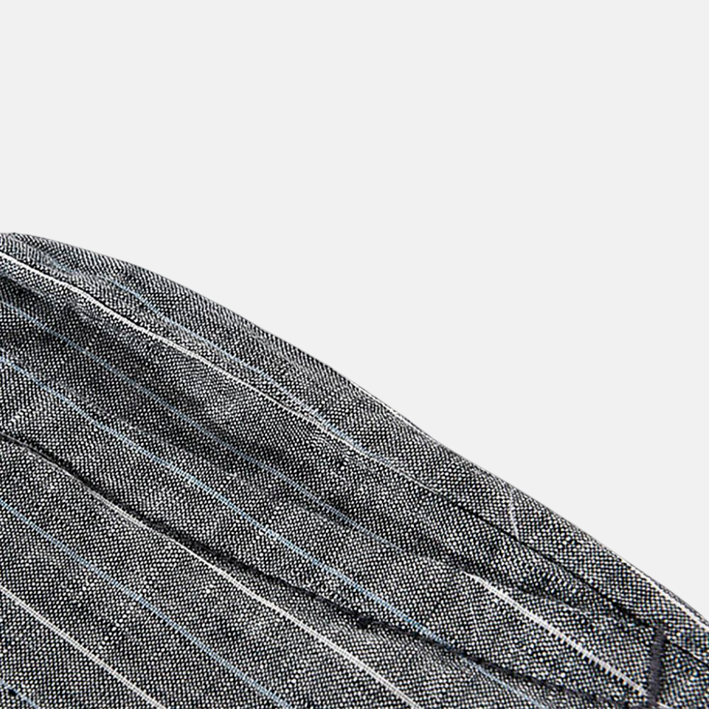 Bermuda Linho Masculina Listrada