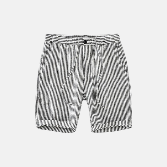 Bermuda Linho Masculina Listrada