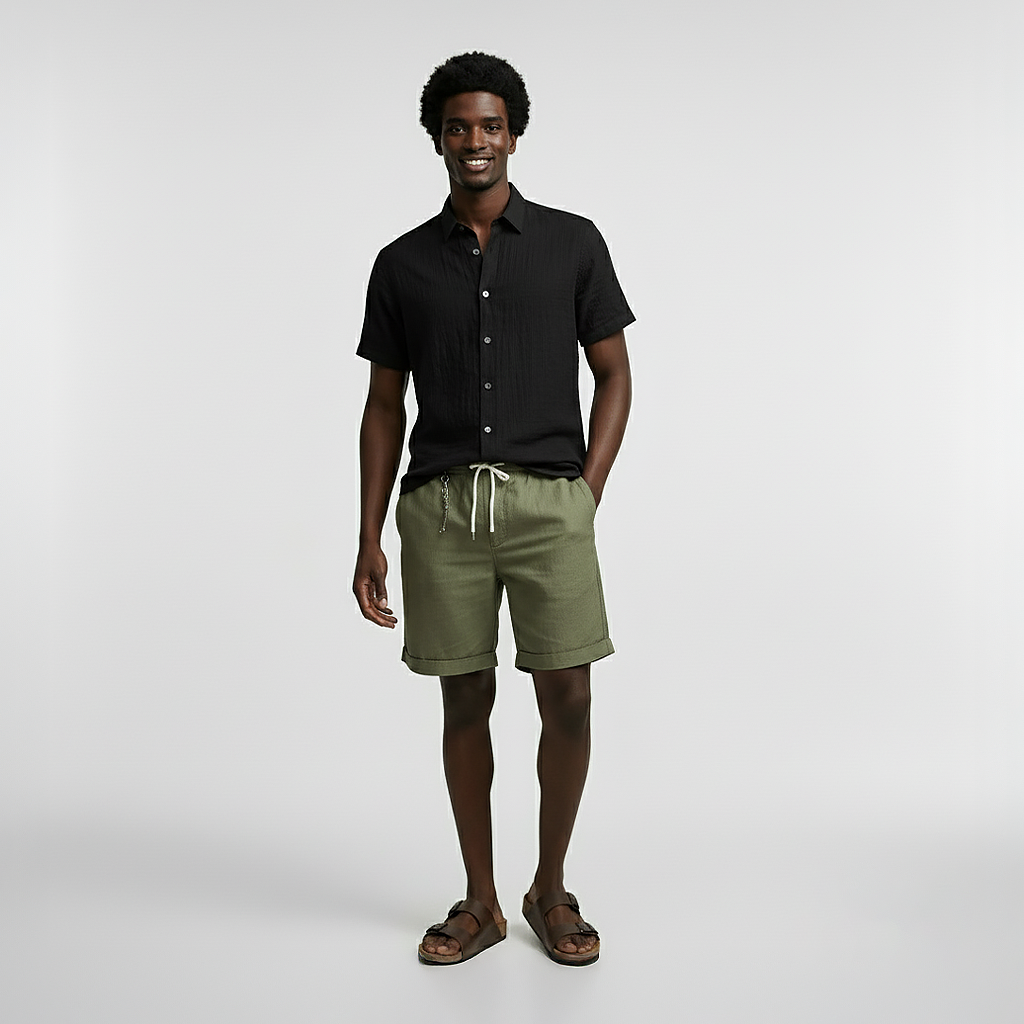 Bermuda Linho Masculina Malta