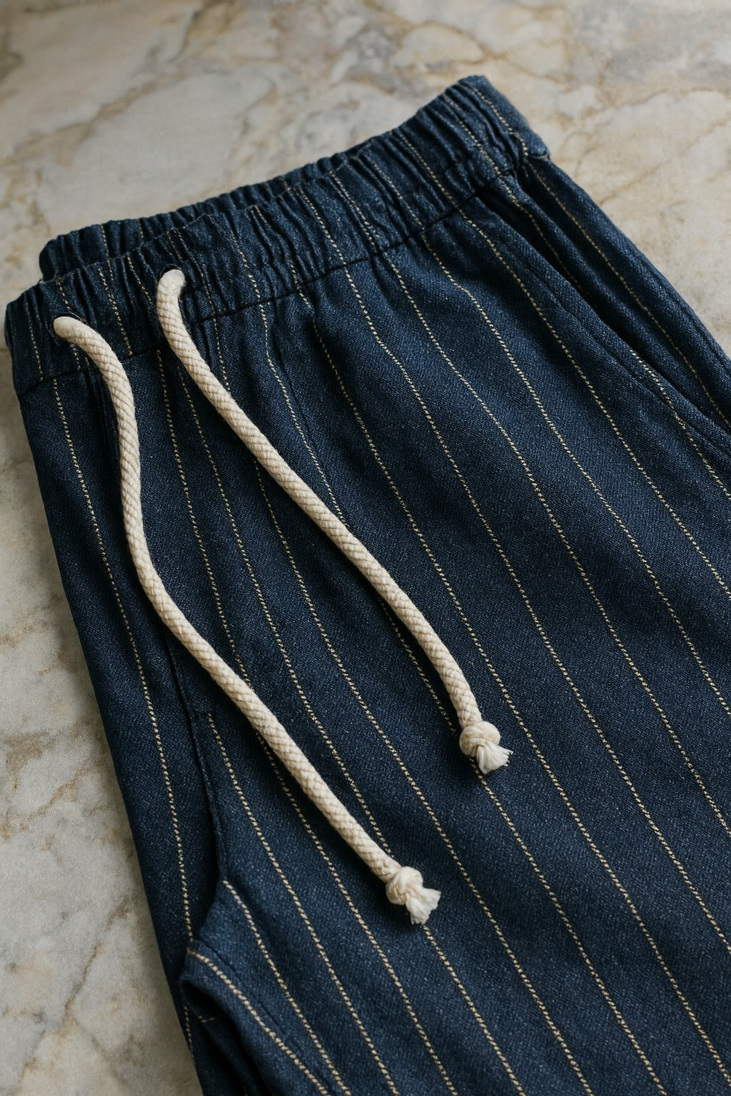 Calça Linho Listrada  F084