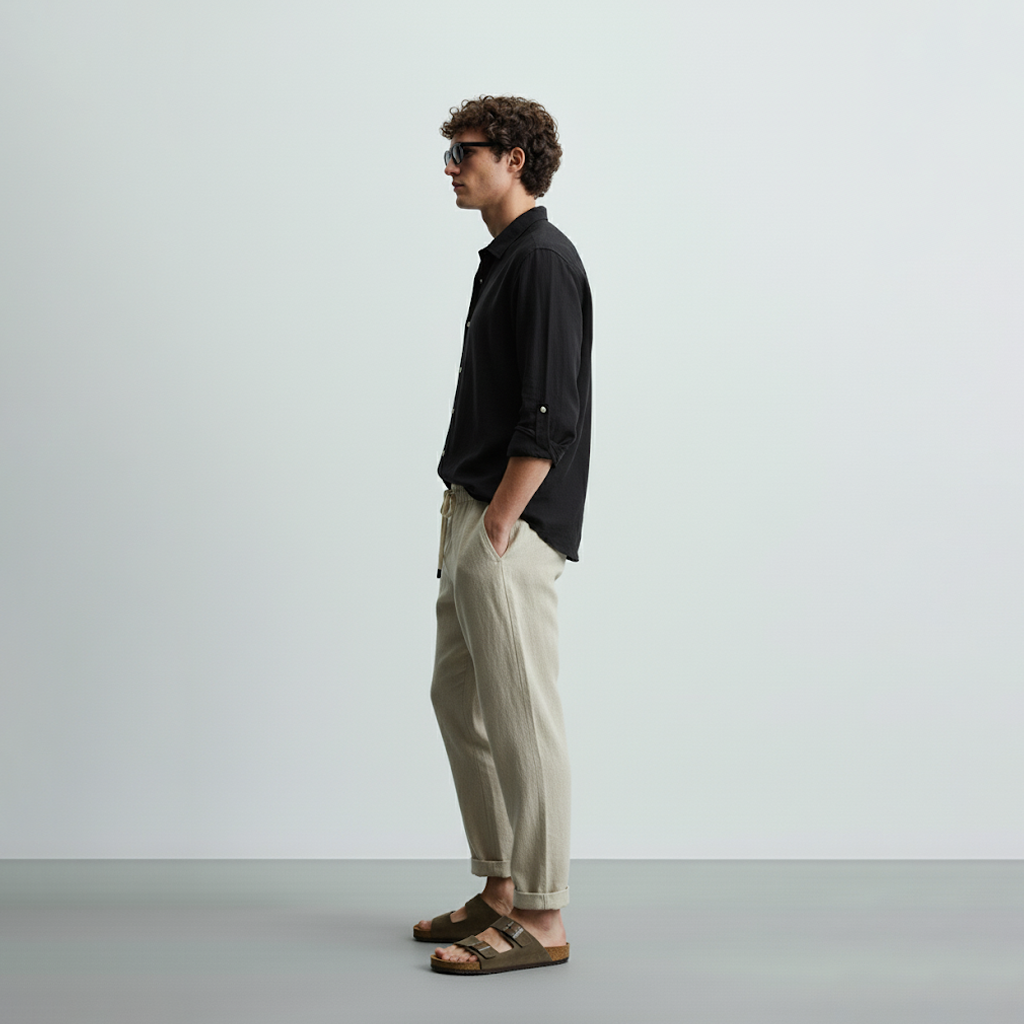 Calça Linho Masculina  F088